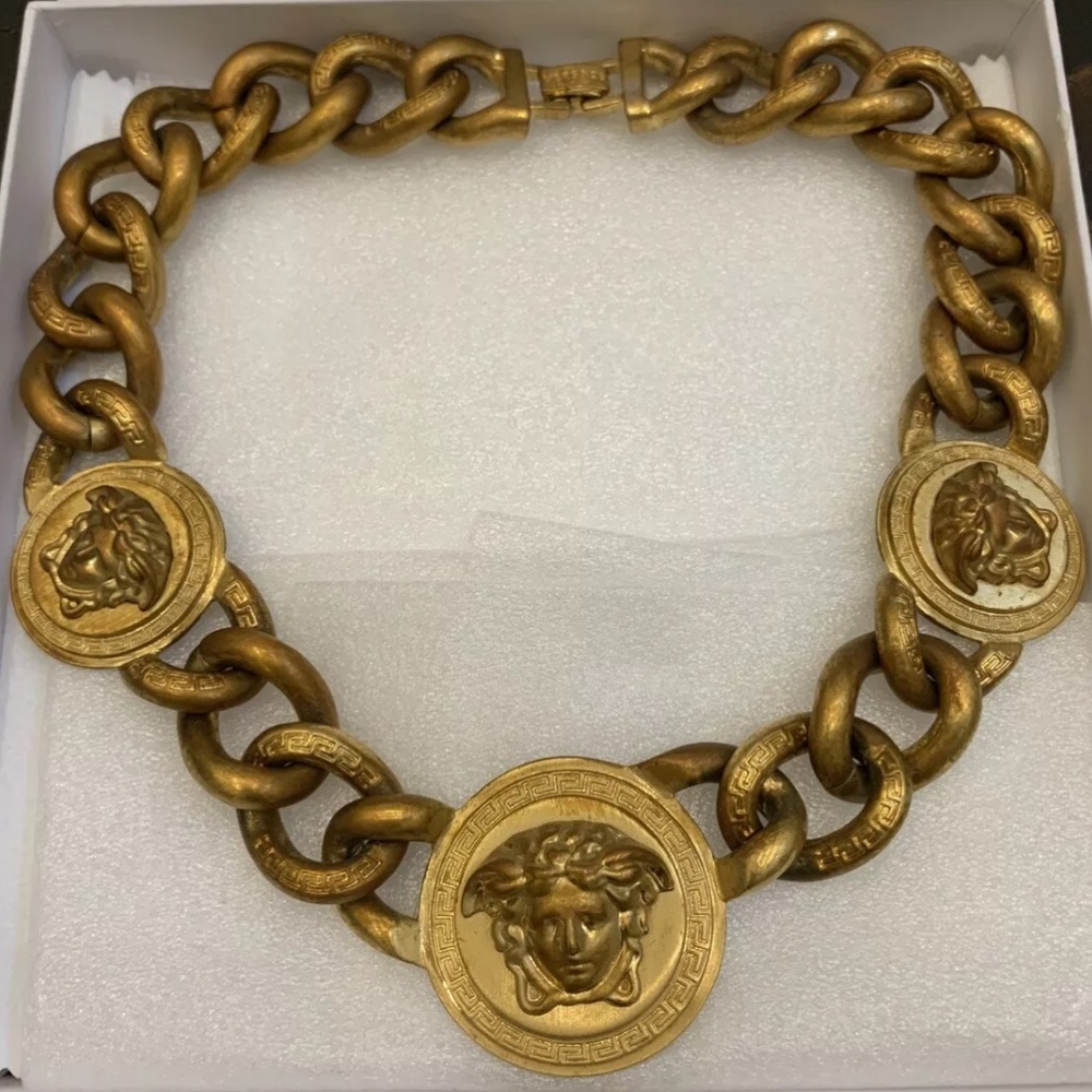 Versace Medusa 18” chain